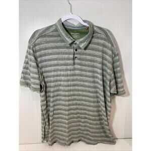 tommy bahama shirt xl green stripe